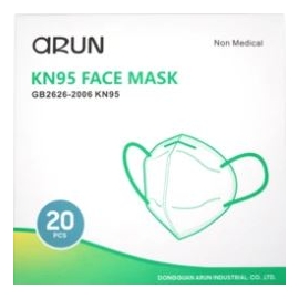 FDA Approved Arun KN95 FACE MASK (20PCS/BOX)